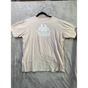 KAPPA CASUSAL T-SHIRT MENS Size 2XL XXL in BLUSH PINK/TAN AUTHENTIC